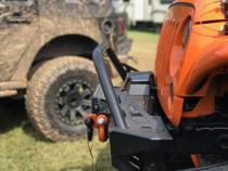 Jeep JK Front Bumper W/Stinger 07-18 Wrangler JK Crusher Series Bare Steel Motobilt