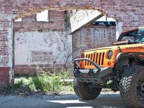 Jeep JK Bumper W/Stinger 07-18 Wrangler JK The Hammer Series Bare Steel Motobilt