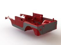 Jeep TJ Tail Gate Armor 97-06 Wrangler TJ/TJ Unlimited Motobilt