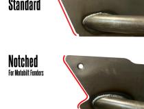Rocker guards Fits Comp/Stretch Cut Corner Guards w/ Tube Step for Jeep TJ - Notched for Motobilt TJ Front Fenders Motobilt