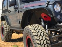 Jeep JK Rocker Guards W/Step 07-18 Wrangler JK Crusher Series Bare Steel Motobilt