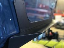 Jeep JK Rocker Guards W/Step 07-18 Wrangler JK Crusher Series Bare Steel Motobilt