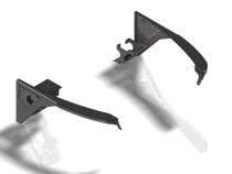 Aluminium Front Fenders 0 Inch Flare for Jeep TJ/LJ Motobilt