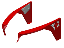 Jeep TJ Fenders 0 Inch Flare No Inner Fender High Line 97-06 Wrangler TJ/LJ Pair Motobilt