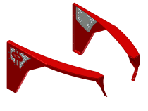 Jeep TJ Fenders 0 Inch Flare No Inner Fender High Line 97-06 Wrangler TJ/LJ Pair Motobilt