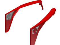 Jeep TJ Fenders 0 Inch Flare No Inner Fender High Line 97-06 Wrangler TJ/LJ Pair Motobilt