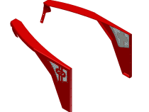 Jeep TJ Fenders 0 Inch Flare No Inner Fender High Line 97-06 Wrangler TJ/LJ Pair Motobilt