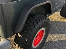 Jeep TJ Fenders Rear Double Arch 4 Inch Flare Pair Motobilt