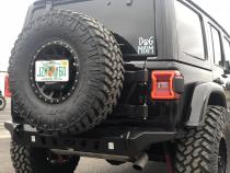 Jeep JL Tire Carrier 18 + Wrangler JL Up To 40 Inch Tire Motobilt