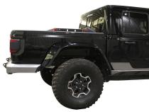 JT Gladiator Crusher Rear Bumper w/ Gladiator Rear Bumper Corner Frame Mounts Motobilt