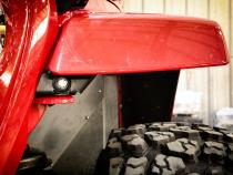 Front Fender Chop Bracket for Jeep Non-Rubicon JL/JT - Fender Brackets with One Pair LED Sidemarker Lights Motobilt