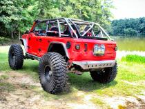 Jeep JL Rear Corner Armor for 18-Pres Wrangler JL Unlimited 4 Door Motobilt