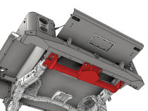 Receiver Hitch for Bobbed Replacement Motobilt