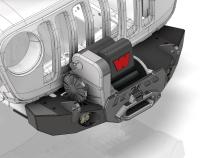 Gladius Frame Chop Bumper for Jeep JK/JL/JT - Fits WARN M8274 Motobilt