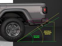 Tomahawk High Clearance Rear Bumper for Jeep JT Motobilt