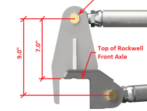 Rockwell Axle Lower Link Plate Kit Motobilt