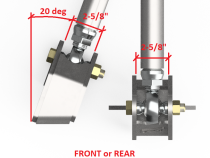 Rockwell Axle Lower Link Plate Kit Motobilt