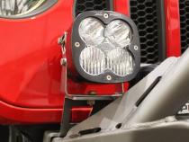 Light Bracket Mounts For Tomahawk Front Bumper On Jeep JL/JT/JK Bare Steel Motobilt