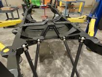 4 Link Suspension Bracket Kit With Skid Plate For 07-11 Jeep JKU Bare Steel Motobilt