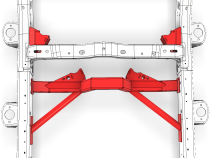 Rear 4 Link Suspension Bracket Kit for 2018-Present Jeep JLU Motobilt