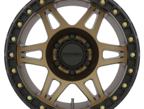 Aluminum Wheels 17x9 Beadlock MR106 Bolt Pattern 5 On 127 Offset -44 Lip Size 0 Method Bronze BRZ Method