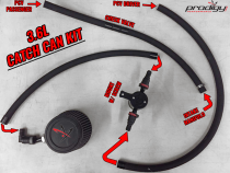 Jeep Wrangler 3.6 Liter PCV Oil Catch Can Prodigy Performance