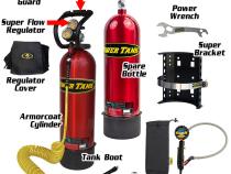 15 lb Power Tank Rotation Kit Candy Red Power Tank