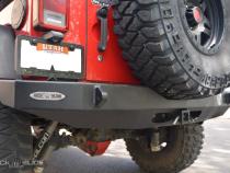 Jeep JK Full Rear Bumper For 07-18 Wrangler JK No Tire Carrier Rigid Series Rock Slide Engineering
