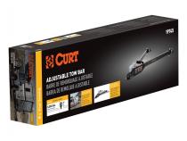 Curt Tow Bar with Adjustable-Width Arms Car Mount 2 Inch Ball 5000 lbs. Safety Cables and Coupler Lock Sold Separately) RockJock 4X4