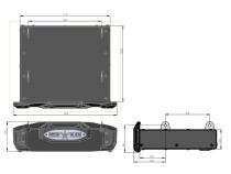R-STEP 9 Inch Wide For 2020-2023 Jeep Gladiator Bed Step Attachment Brackets Passenger Side Behind Rear GAS MOTOR Tire Rock Slide Engineering