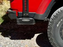 R-STEP 9 Inch Wide For 2020-2023 Jeep Gladiator Bed Step Attachment Brackets Passenger Side Behind Rear GAS MOTOR Tire Rock Slide Engineering