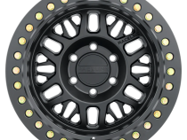 Aluminum Wheels 17x9 Ryno Cast Beadlock RT951B Satin Black Black Beadlock Ring -12 Offset 5 on 127 Bolt Pattern 83.82 Bore Raceline