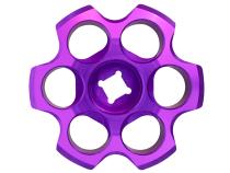 Six Shooter Aluminum Tank Knobs Royal Purple Power Tank