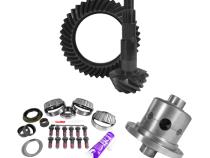 11.5 inch AAM 4.11 Rear Ring and Pinion Install Kit Positraction 4.375 inch OD Pinion Bearing Yukon Gear &amp;amp; Axle