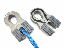 Winch Line Shackle Mount Splice On Foldable Gray Factor 55