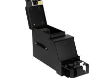 Deluxe Stereo Center Console Universal 6 1/2 Inch Wide Black Tuffy Security Products