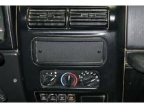 Dashboard Stereo Cutout Cover Universal Black Tuffy Security Products