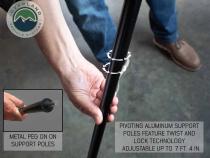 Nomadic Awning 2.0 - 6.5' with Black Cover Overland Vehicle Systems