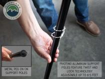 Nomadic Awning 2.5 - 8.0 ft. with Black Cover Overland Vehicle Systems