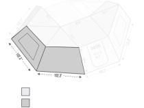 Nomadic Awning 270 Awning Side Wall - Shop Now Overland Vehicle Systems