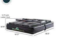 XD Sherpa S3S - Soft Sided Roof Top Tent, 3 Person, Grey Body and Black Rainfly Overland Vehicle Systems