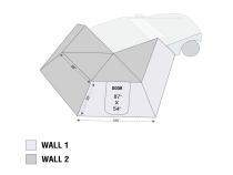 Overland Vehicle Systems Freestanding Passenger Nomadic 270 LT Awning Wall 1 Overland Vehicle Systems