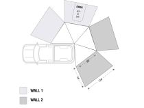 Overland Vehicle Systems Freestanding Passenger Nomadic 270 LT Awning Wall 2 Overland Vehicle Systems