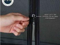 LD P.S.T. - Portable Safari Ground Tent Large, Grey Body and Grey Trim Overland Vehicle Systems