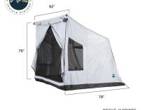 LD P.S.T. - Portable Safari Ground Tent Large, Grey Body and Grey Trim Overland Vehicle Systems
