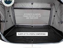 LD P.S.T. - Portable Safari Ground Tent Large, Grey Body and Grey Trim Overland Vehicle Systems