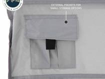 LD P.S.T. - Portable Safari Ground Tent Large, Grey Body and Grey Trim Overland Vehicle Systems