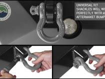 Buy Overland Vehicle Systems Recovery Shackle D Ring 3/4 Inch 4.75 Ton Grey Overland Vehicle Systems