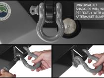 Recovery Shackle 3/4 Inch 4.75 Ton - Gray Universal Overland Vehicle Systems