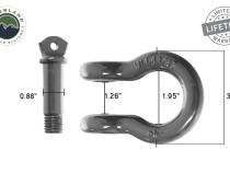 Recovery Shackle 3/4 Inch 4.75 Ton - Gray Universal Overland Vehicle Systems